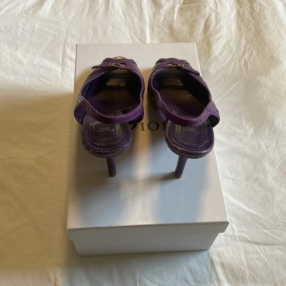 Dior, Size 38 (US size 7.5), Simply Slingback heels - Picture 3 of 7
